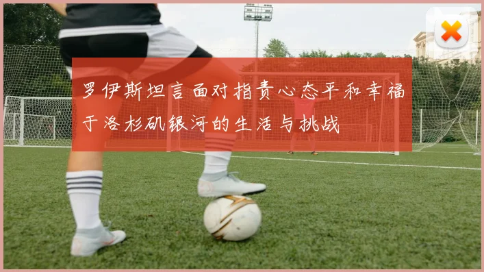 罗伊斯坦言面对指责心态平和幸福于洛杉矶银河的生活与挑战
